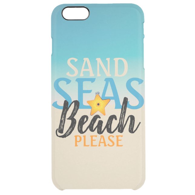 Starfish Sand Seas Beach Uncommon iPhone Case (Back)