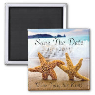 Starfish Save The Date Magnet