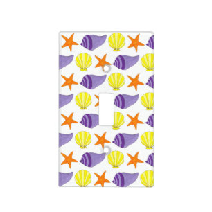 Starfish Sea Shells Seashore Beach House Vacation Light Switch Cover