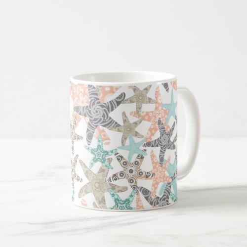 Starfish Seamless Pattern Coffee Mug