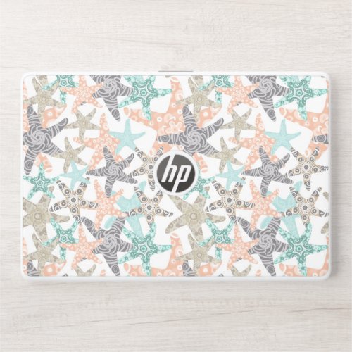 Starfish Seamless Pattern HP Laptop Skin