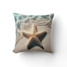 Starfish Seashell Beige Tropical Beach Ocean
