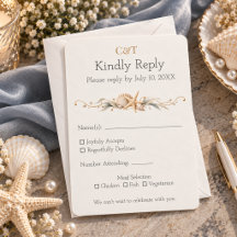 Starfish Seashell Seaside Coastal Wedding