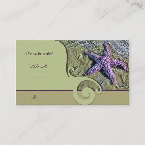 Starfish Special Occasion Place Card Business Card