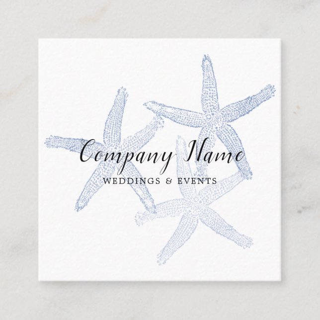 Starfish Square Business Card (Front)