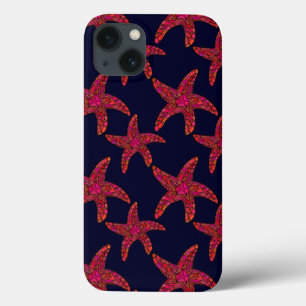 Starfish Style Pattern iPhone 13 Case