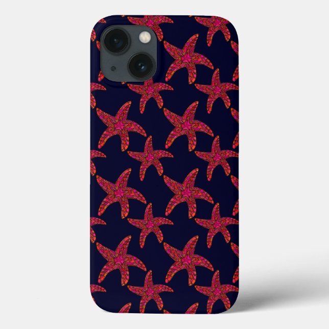Starfish Style Pattern Case-Mate iPhone Case (Back)