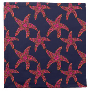 Starfish Style Pattern Cloth Napkin