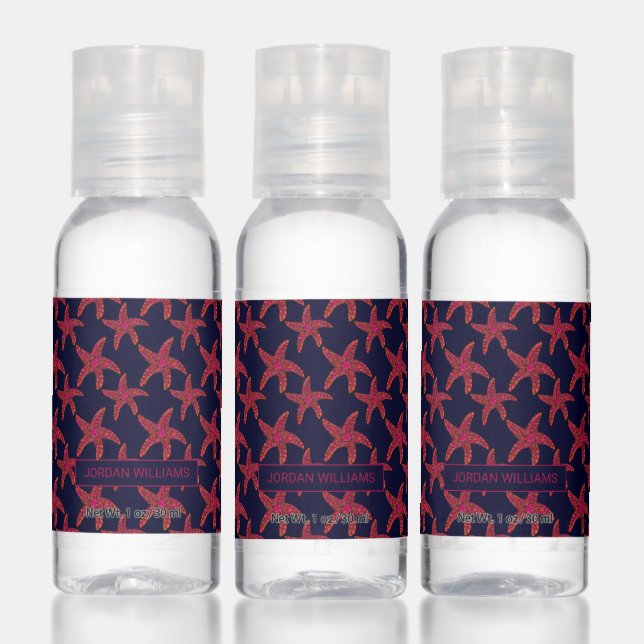 Starfish Style Pattern Hand Sanitizer (Set)