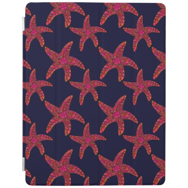 Starfish Style Pattern iPad Smart Cover (Front)