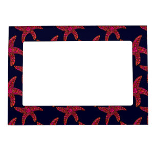 Starfish Style Pattern Magnetic Picture Frame