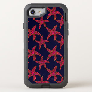 Starfish Style Pattern OtterBox Defender iPhone SE/8/7 Case
