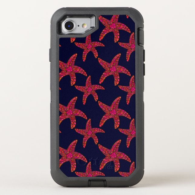 Starfish Style Pattern Otterbox iPhone Case (Back)
