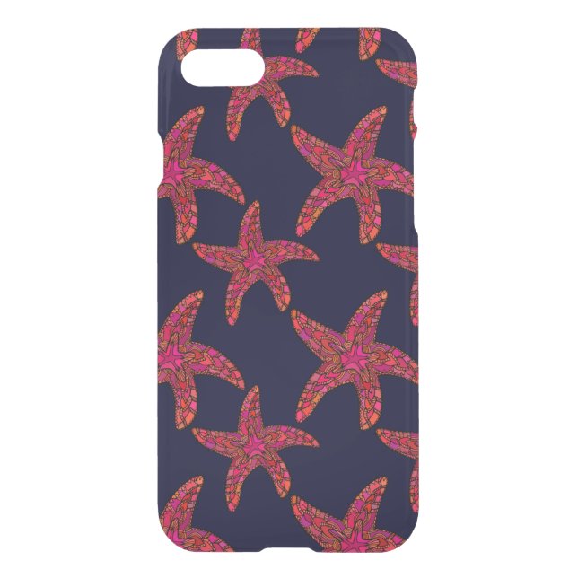 Starfish Style Pattern Uncommon iPhone Case (Back)