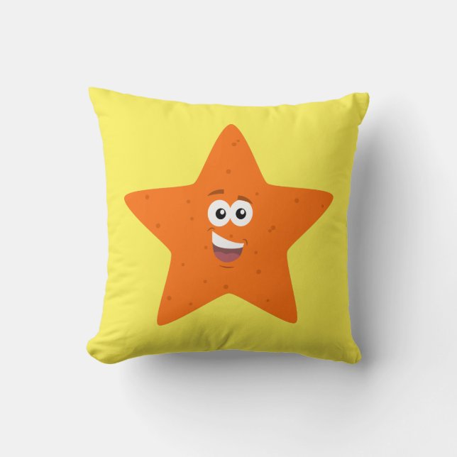 Starfish Throw Pillow (Front)