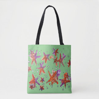 starfish tote bag