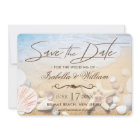 Starfish Tropical Beach Save the Date Invitation