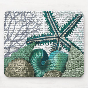 Starfish Under the Sea Mouse Pad