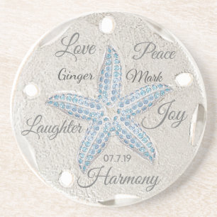 Starfish Wedding Coasters