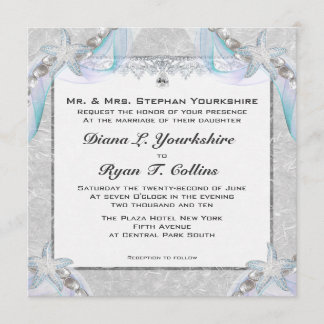 Starfish Wedding Invitation