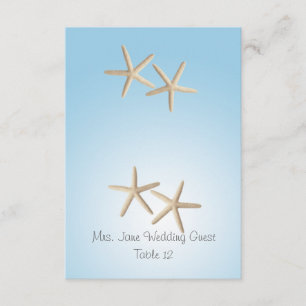 Starfish Wedding Seating Place Card
