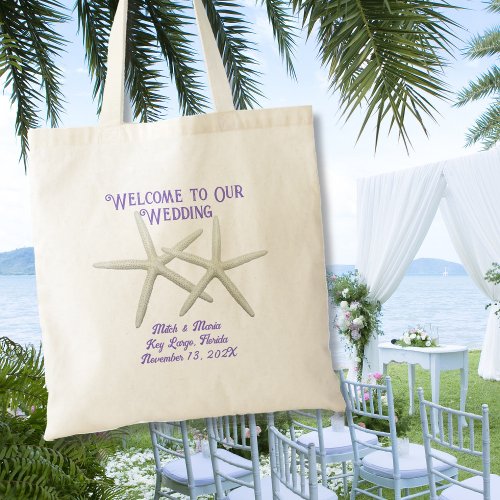 Starfish Wedding Welcome Guests Hotel Bag
