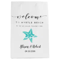 Starfish Beach Wedding Welcome Bag Gift Tags