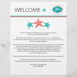 Starfish Welcome Letter for Dominican Republic
