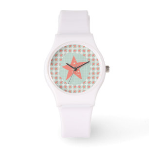Starfish Whimsical Sea Ocean Nautical Watch