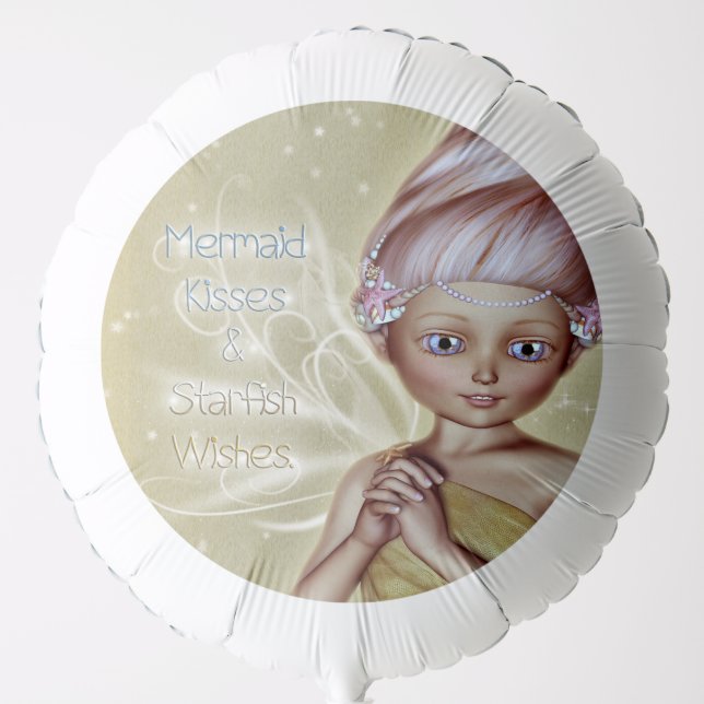 Starfish Wishes Balloon (Front)