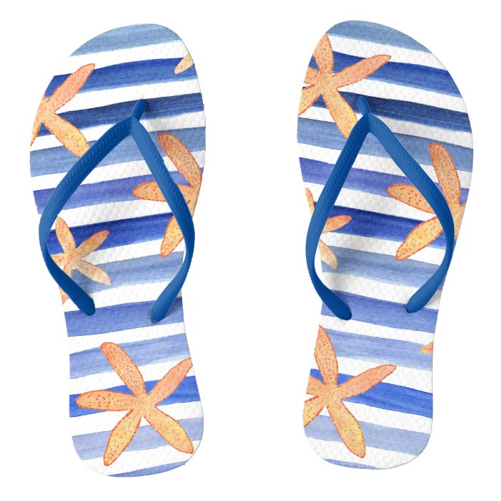 starfish flip flops