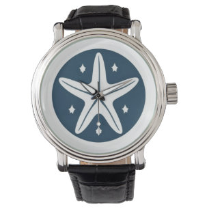 Starfish with White Stars Watch