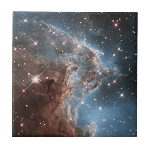 Starforming Region Ngc 2174 Monkey Head Nebula Ceramic Tile