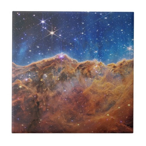 Starforming Region Ngc 3324 In The Carina Nebula Ceramic Tile