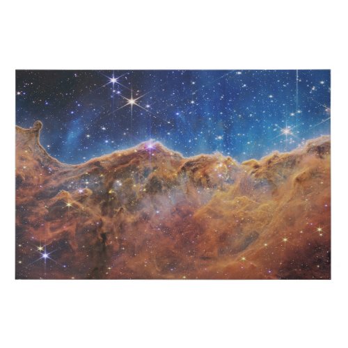 Starforming Region Ngc 3324 In The Carina Nebula Faux Canvas Print