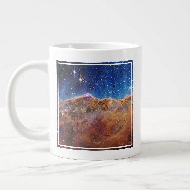 Starforming Region Ngc 3324 In The Carina Nebula. Giant Coffee Mug (Left)