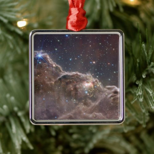 Starforming Region Ngc 3324 In The Carina Nebula Metal Ornament