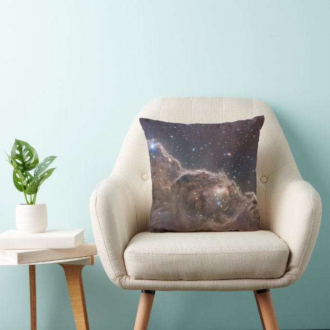 Starforming Region Ngc 3324 In The Carina Nebula. Throw Pillow (Chair)