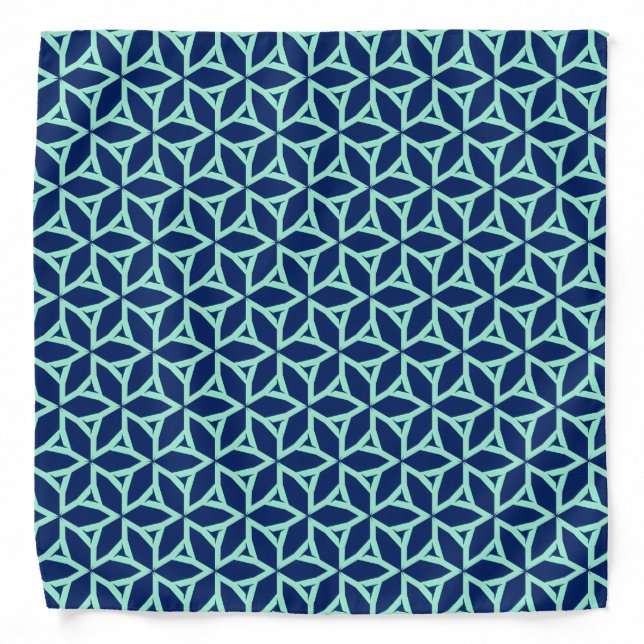Starframe Sync Geometric Seamless Pattern Bandana (Front)