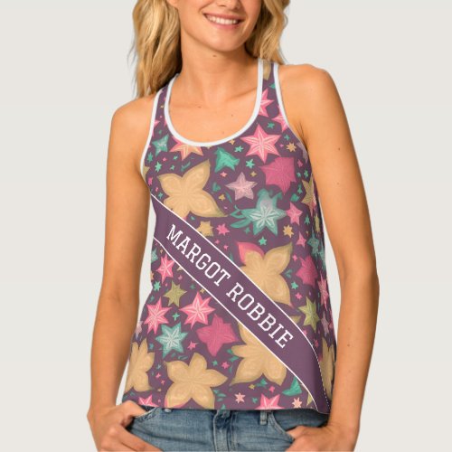 Starfruit Watercolor Colorful Personalized Pattern Tank Top