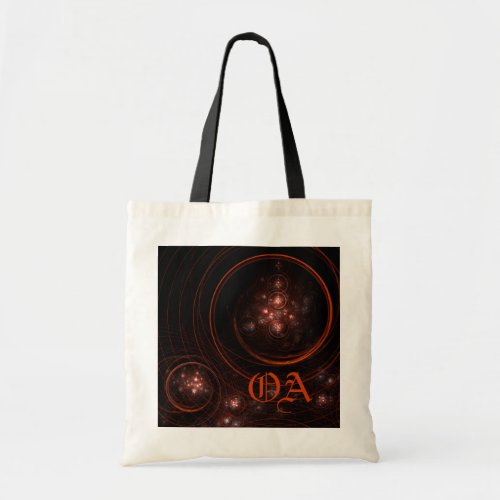 Stargate Abstract Art Monogram Bag
