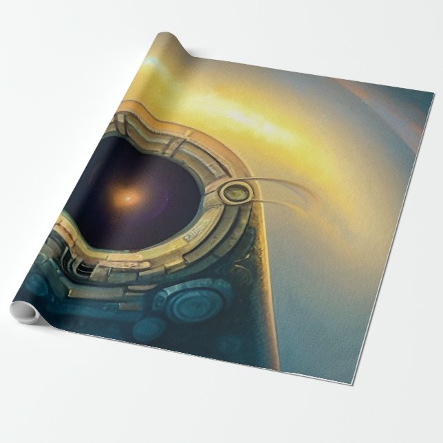 Stargate in the sky wrapping paper (Unrolled)