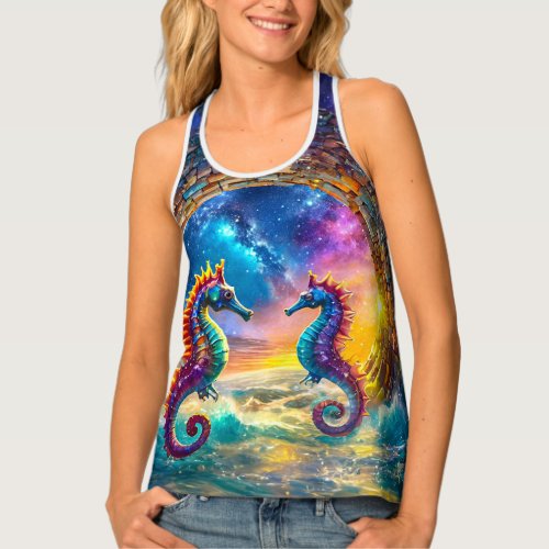 StarGate Seahorses Design By Rich AMeN Gill Tank Top