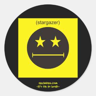 Stargazer Classic Round Sticker