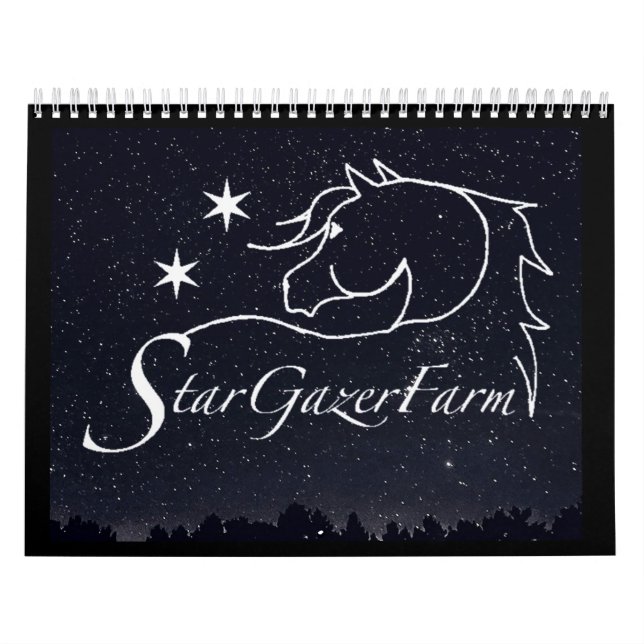 Stargazer Farm Horses Calendar (Cover)