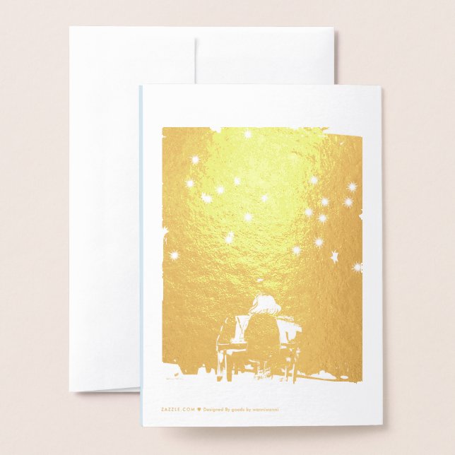 stargazer foil card (Back With Envelope)