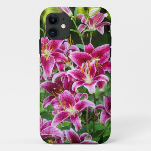 Stargazer Lilies iPhone 11 Case