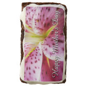 Stargazer Lilies Garden Floral Brownie (Rotated)
