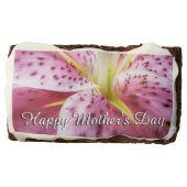 Stargazer Lilies Garden Floral Brownie (Front)