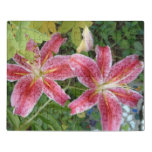 Stargazer Lilies Garden Floral Jigsaw Puzzle